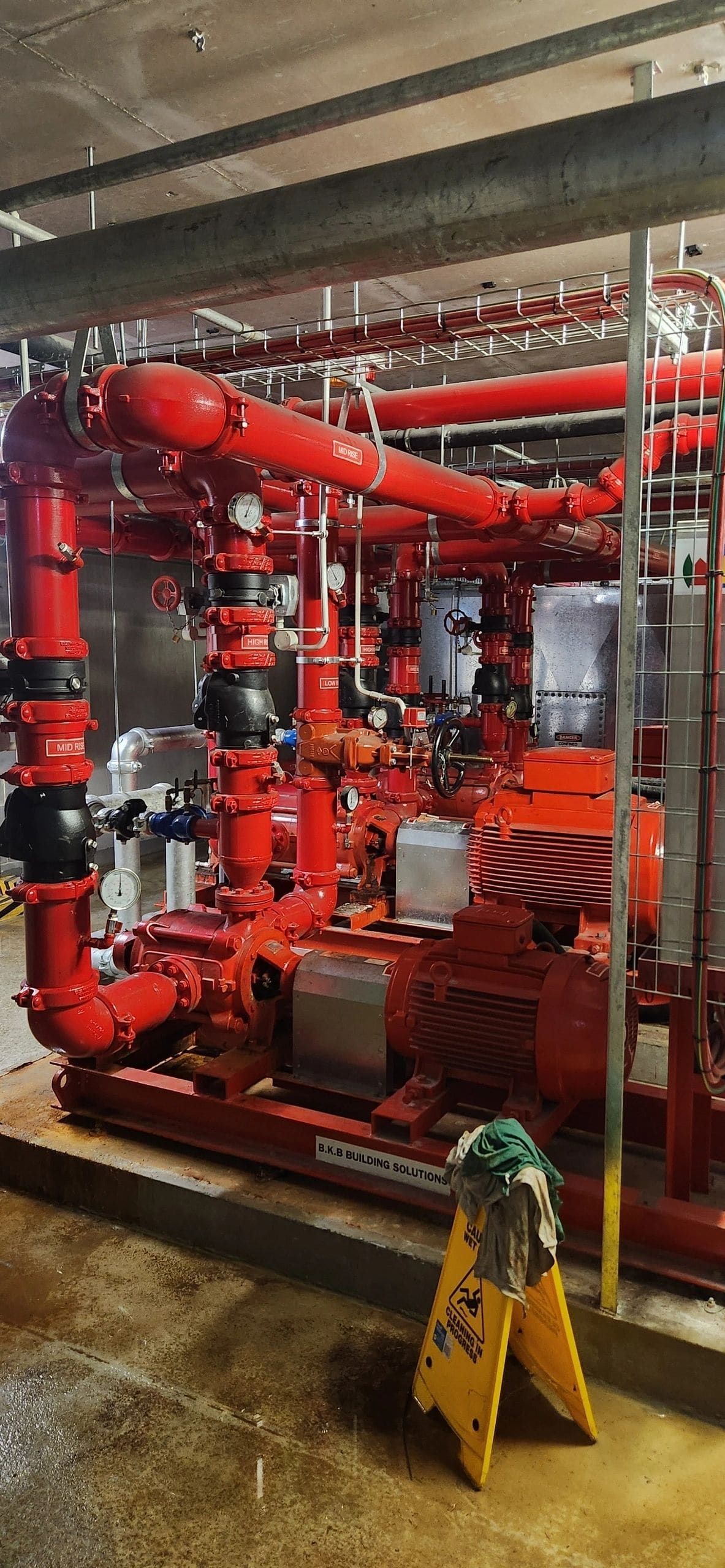 Industrial fire & plant rooms